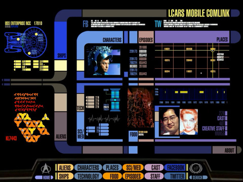 Star Trek PADD for iPad