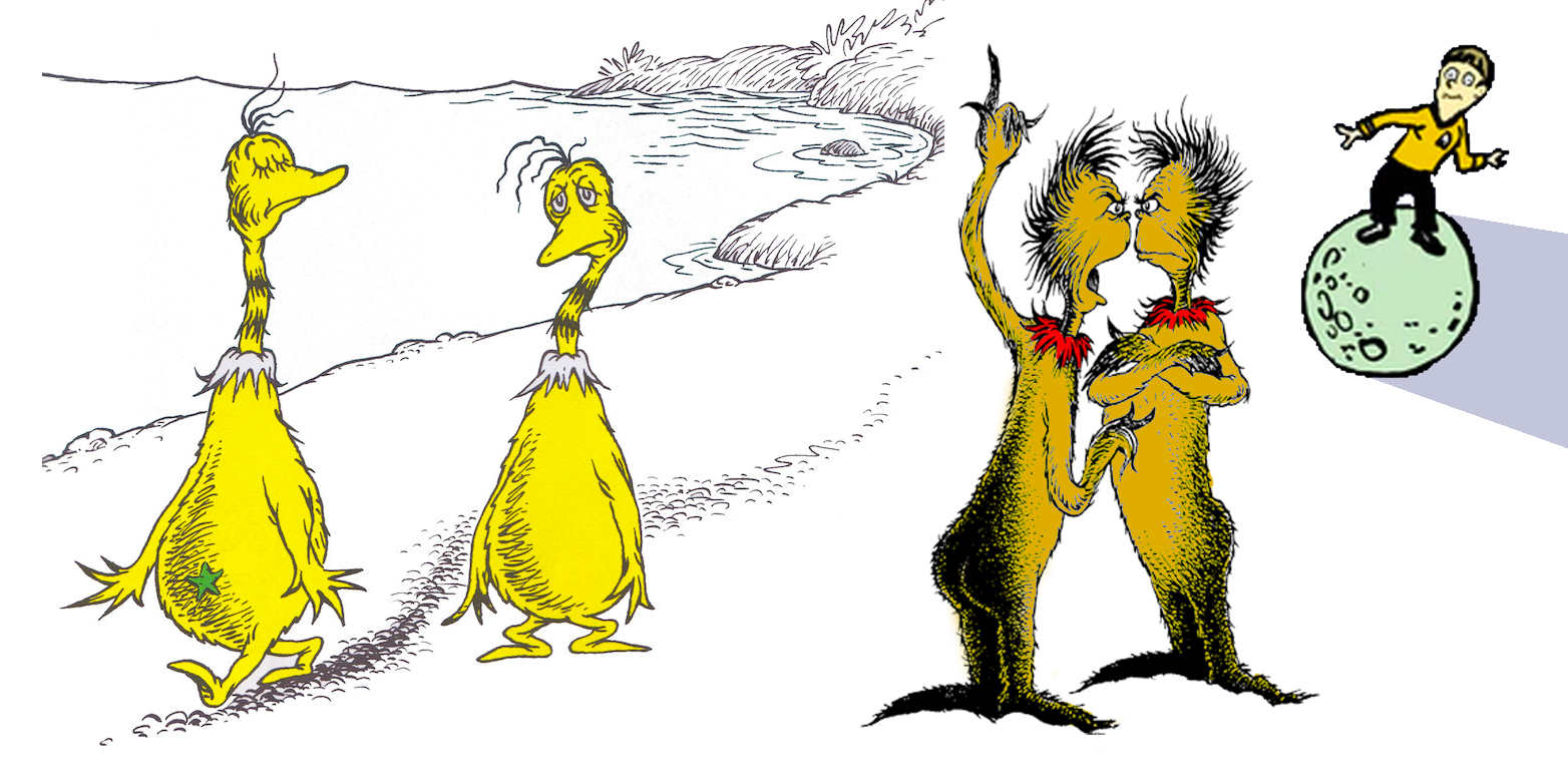 Bombshell in the Star Trek/Dr. Seuss MASH-UP infringement lawsuit: are SNEETCHES and ZAKS in the PUBLIC DOMAIN???
