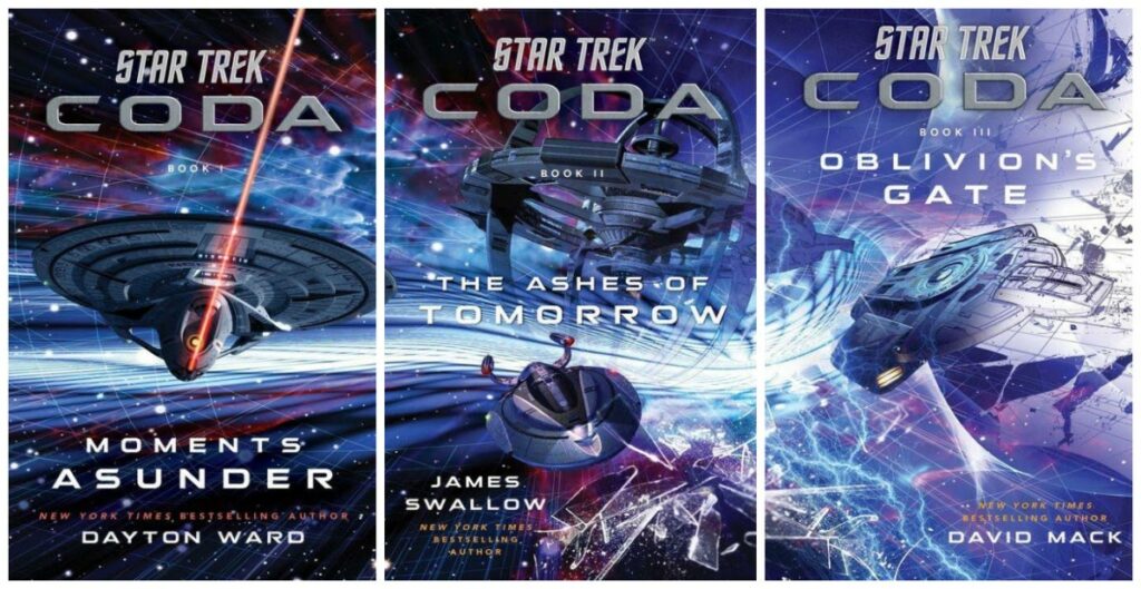 st coda trilogy 1024x529 Star Trek makes an appearance on the Locus Bestsellers list for January 2022
