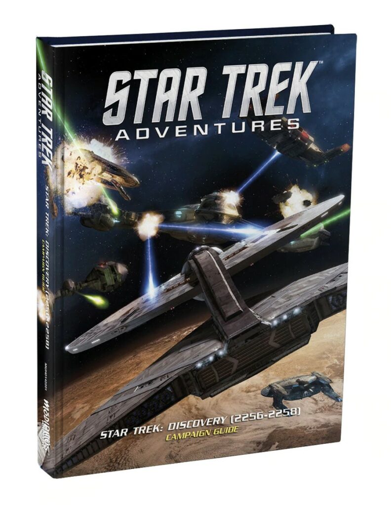 CopyofSTA Discovery SEcover Render 900x 792x1024 New Star Trek Book: Star Trek Adventures Discovery (2256 2258) Campaign Guide