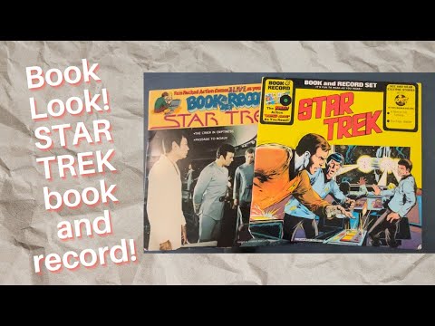Book Look! Star Trek Book and Record!