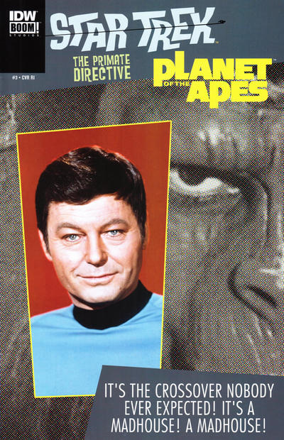 Star Trek / Planet of the Apes: The Primate Directive (2014 series) #3 [Cover C Incentive Gold Key-Style Photo Variant Cover]
