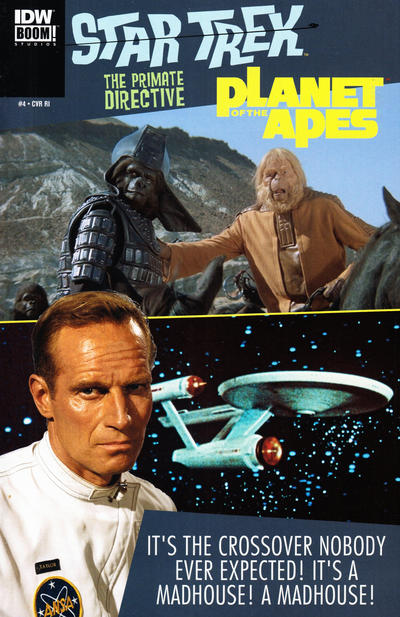 Star Trek / Planet of the Apes: The Primate Directive (2014 series) #4 [Cover C Incentive Gold Key-Style Photo Variant Cover]