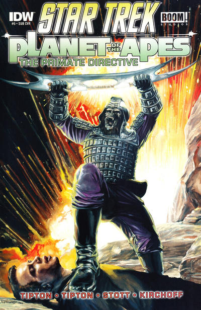 Star Trek / Planet of the Apes: The Primate Directive (IDW, 2014 series) #5 [Subscription Cover]
