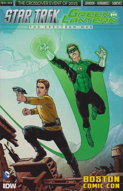 Star Trek / Green Lantern (2015 series) #1 [Cover RE – Boston Comic Con Exclusive Gabriel Rodriguez Variant]