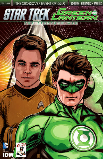 Star Trek / Green Lantern (2015 series) #1 [Cover RE – CBLDF Exclusive Tony Shasteen Variant]