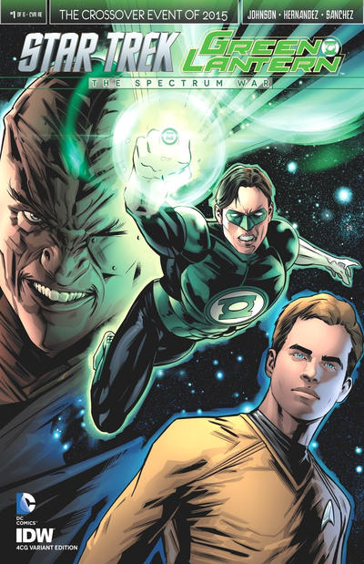 Star Trek / Green Lantern (2015 series) #1 [Cover RE – Four Color Grails Exclusive Angel Hernandez Variant]