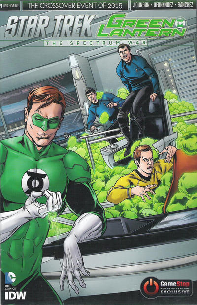 Star Trek / Green Lantern (2015 series) #1 [Cover RE – Gamestop Exclusive Rachael Stott Variant]