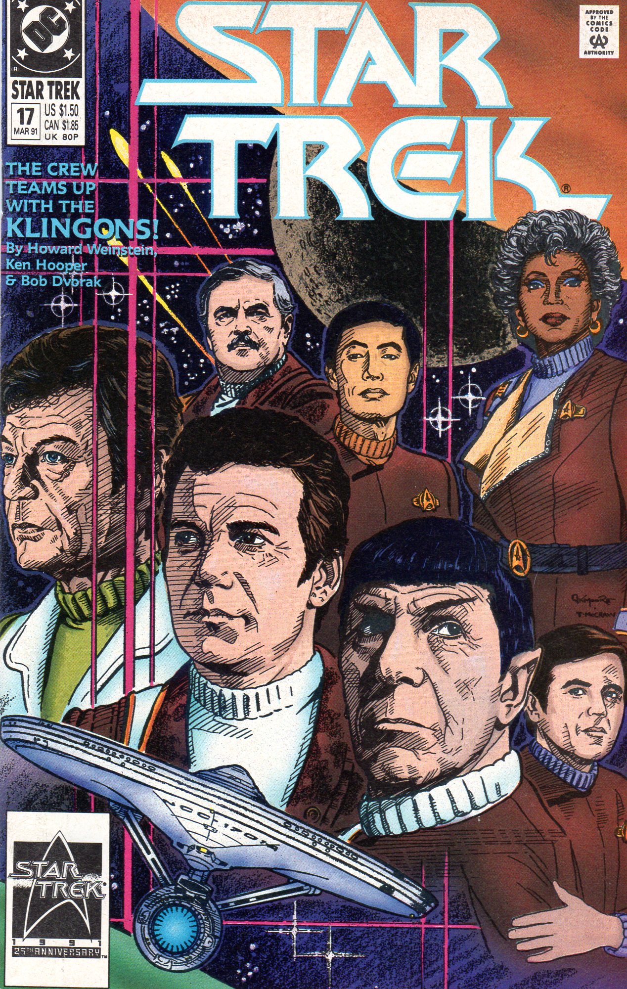Star Trek (DC, 1989 series) #17 [Direct]