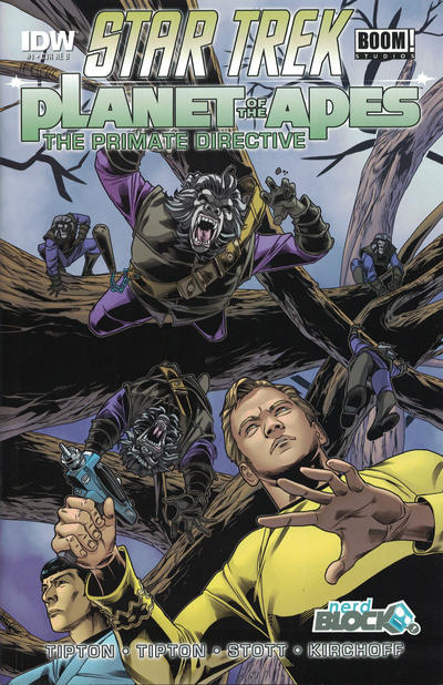 Star Trek / Planet of the Apes: The Primate Directive (2014 series) #1 [Retailer Exclusive Cover – Nerd Block]