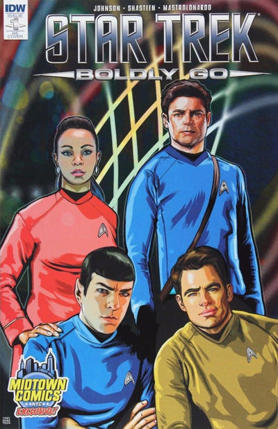 Star Trek: Boldly Go (2016 series) #1 [Retailer Exclusive Midtown Comics Variant Cover]