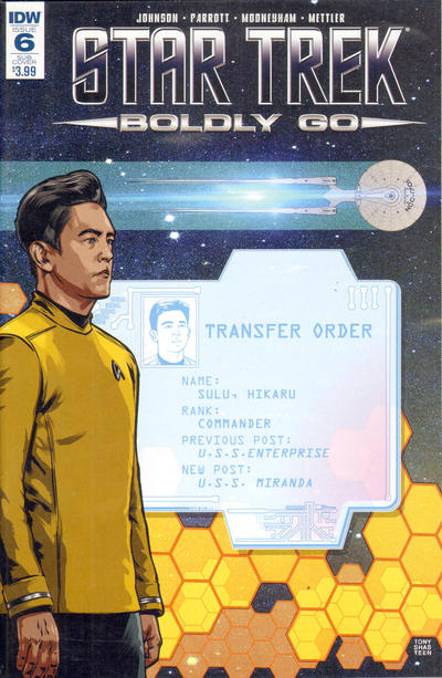 Star Trek: Boldly Go (2016 series) #6 [Subscription Cover]