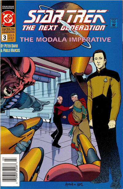 Star Trek: The Next Generation – The Modala Imperative (1991 series) #3 [Newsstand]