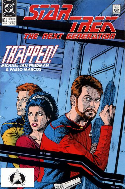 Star Trek: The Next Generation (DC, 1989 series) #3 [Direct]