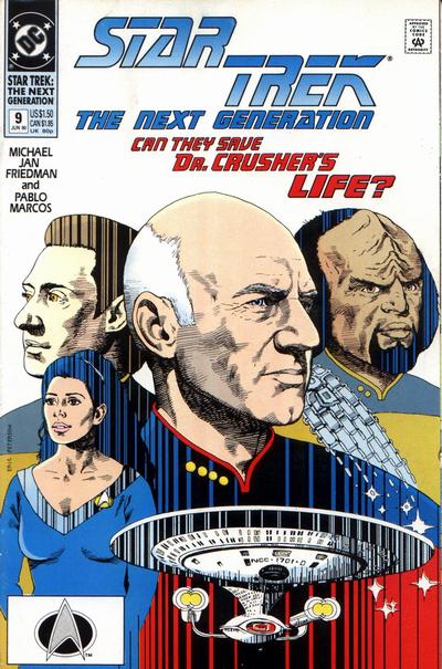 Star Trek: The Next Generation (DC, 1989 series) #9 [Direct]