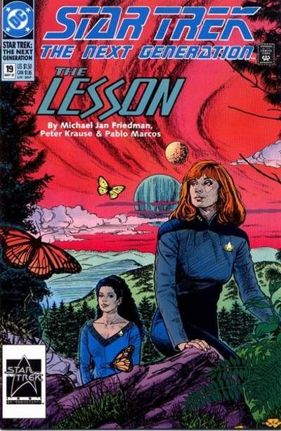 Star Trek: The Next Generation (DC, 1989 series) #19 [Direct]