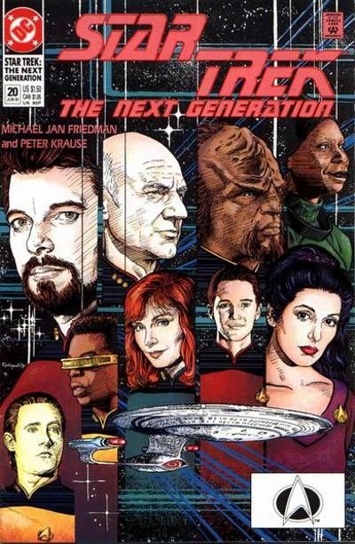 Star Trek: The Next Generation (DC, 1989 series) #20 [Direct]