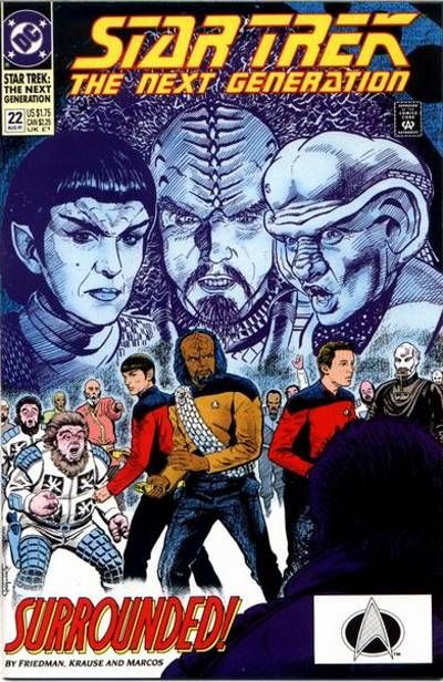 Star Trek: The Next Generation (DC, 1989 series) #22 [Direct]