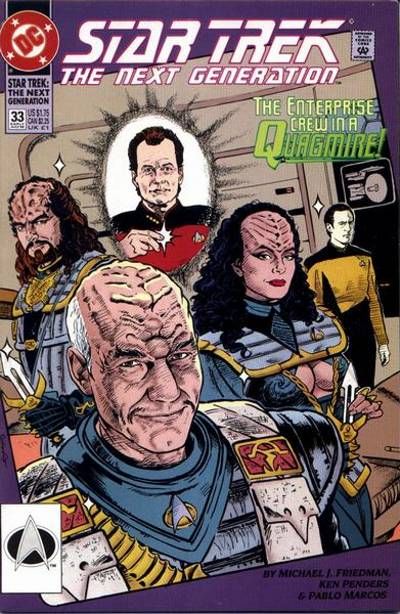 Star Trek: The Next Generation (DC, 1989 series) #33 [Direct]