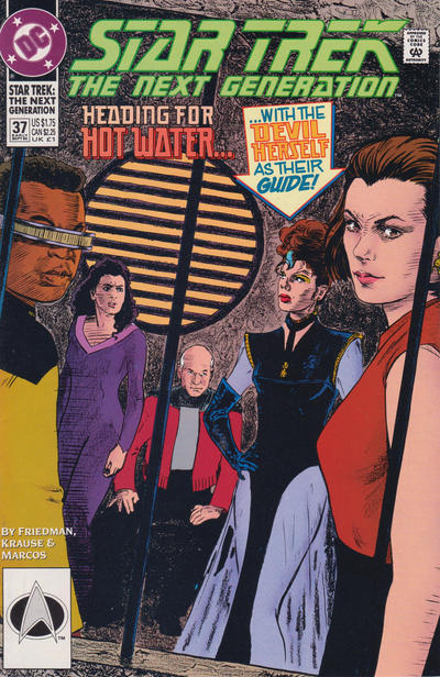 Star Trek: The Next Generation (DC, 1989 series) #37 [Direct]