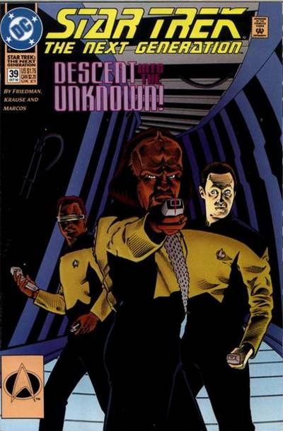 Star Trek: The Next Generation (DC, 1989 series) #39 [Direct]