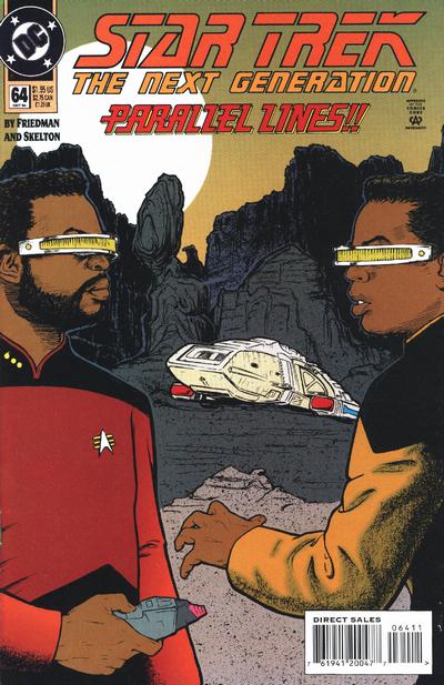Star Trek: The Next Generation (DC, 1989 series) #64 [Direct Sales]