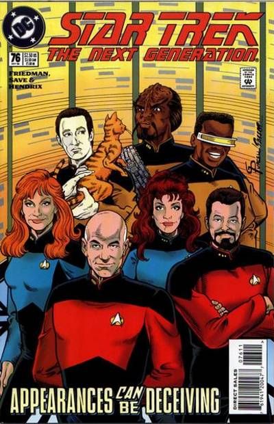 Star Trek: The Next Generation (DC, 1989 series) #76 [Direct Sales]