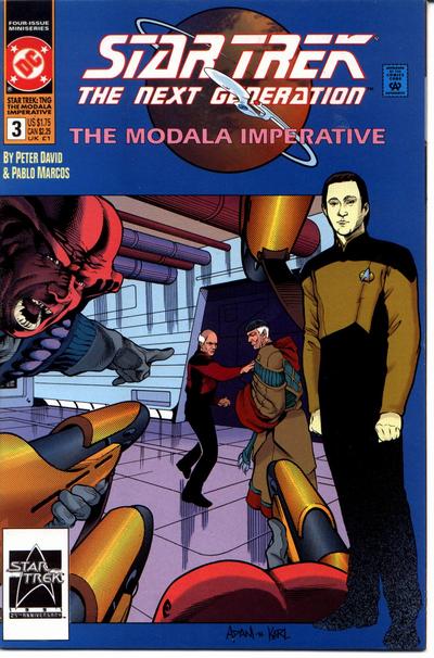 Star Trek: The Next Generation – The Modala Imperative (DC, 1991 series) #3 [Direct]