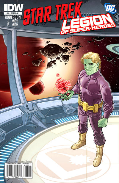 Star Trek / Legion of Super-Heroes (2011 series) #1 [Cover RI-A-1 – Brainiac 5]