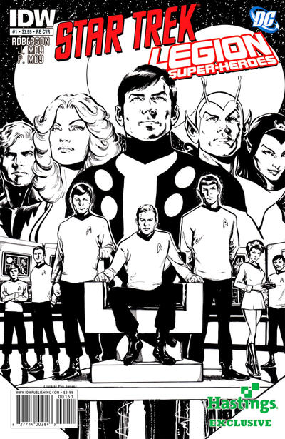Star Trek / Legion of Super-Heroes (2011 series) #1 [RE Cover – Hastings Exclusive]