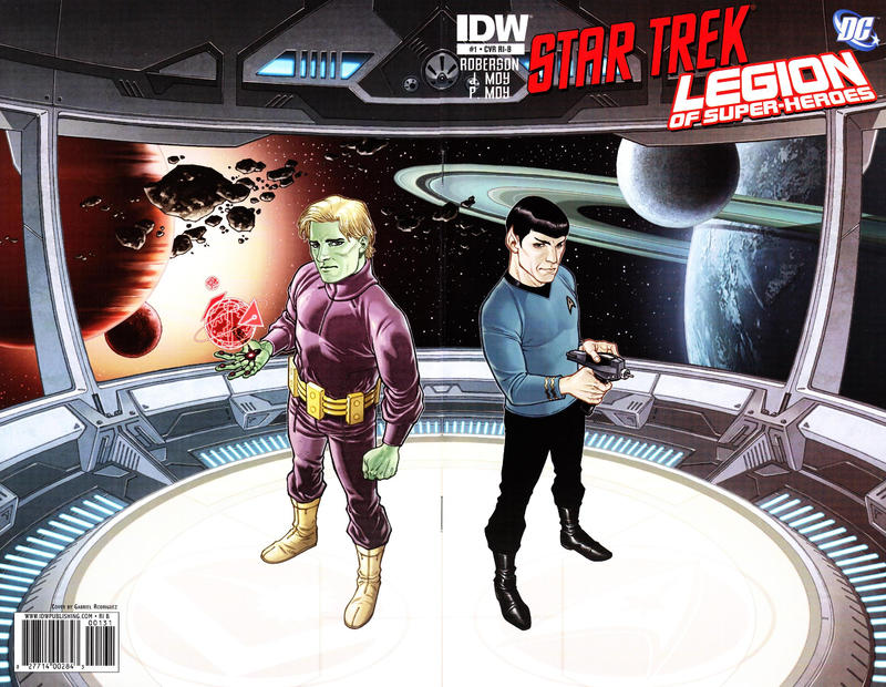 Star Trek / Legion of Super-Heroes (2011 series) #1 [Cover RI-B – Wraparound]