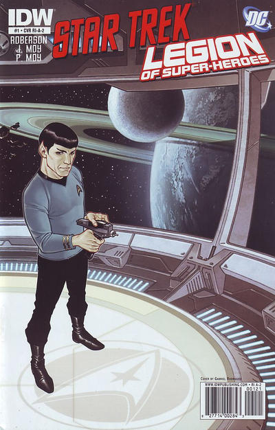 Star Trek / Legion of Super-Heroes (2011 series) #1 [Cover RI-A-2 – Commander Spock]