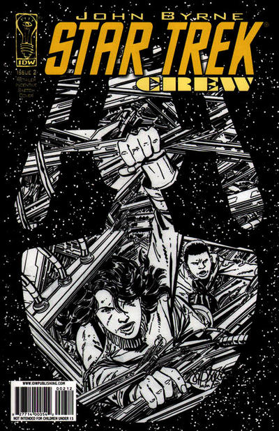 Star Trek: Crew (2009 series) #2 [Retailer Incentive Sketch Cover by John Byrne]