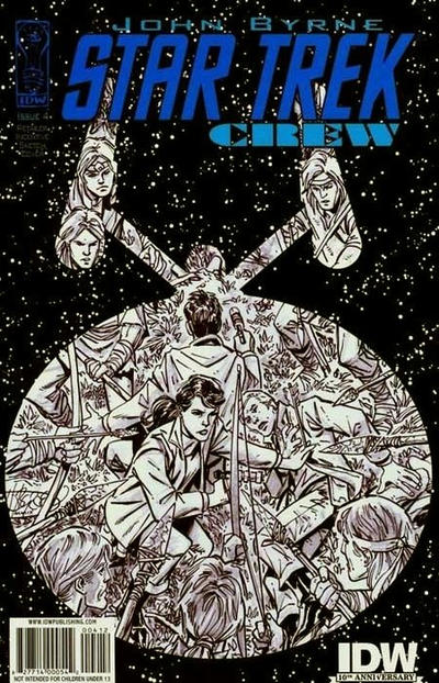 Star Trek: Crew (2009 series) #4 [Retailer Incentive Sketch Cover by John Byrne]