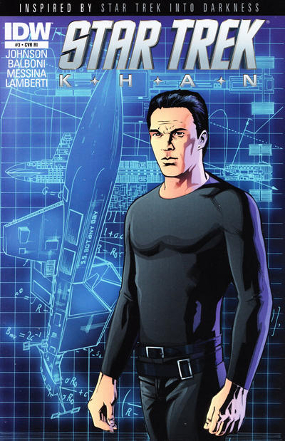 Star Trek: Khan (2013 series) #3 [Cover C Incentive Andrew Currie Space Seed Variant Cover]