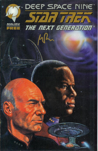 Star Trek: The Next Generation / Star Trek: Deep Space Nine Ashcan [Deep Space Nine / Star Trek: The Next Generation Ashcan Edition] (DC; Malibu, 1994 series)
