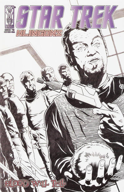 Star Trek: Klingons: Blood Will Tell (2007 series) #2 [Retailer Incentive Cover A – Joe Corroney Sketch Cover]