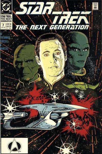 Star Trek: The Next Generation (DC, 1989 series) #7 [Direct]