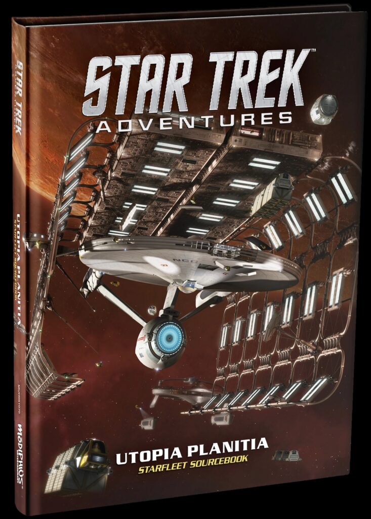 Star Trek UtopiaPlanitia Cover Promo No Logos 733x1024 Out Today: Star Trek Adventures Utopia Planitia Starfleet Sourcebook