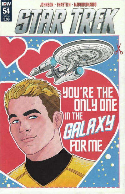 Star Trek (2011 series) #54 [Subscription Cover Valentines Day Card]