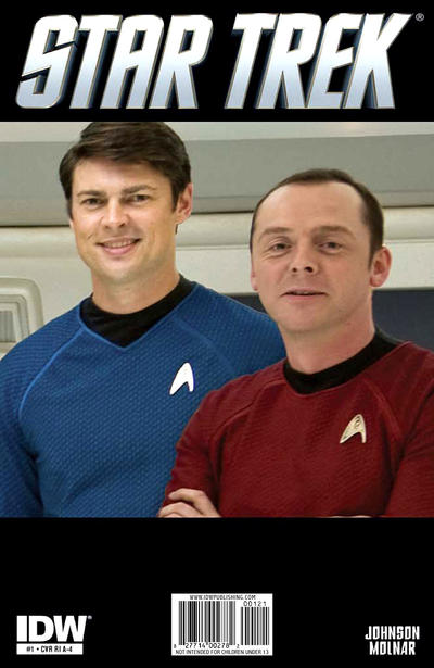 Star Trek (2011 series) #1 [Cover RI  A-4 – Photo Variant featuring Dr. McCoy & Scotty]